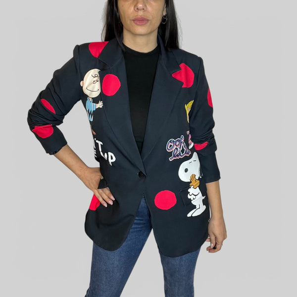 Blazer Oversize Cartoon Snoopy - PinUp Shoes