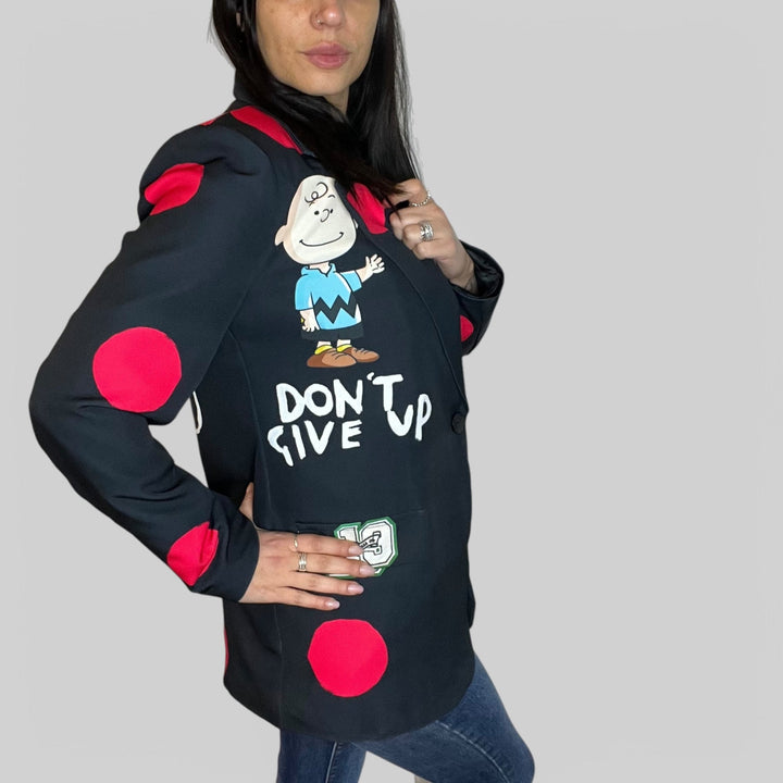 Blazer Oversize Cartoon Snoopy - PinUp Shoes
