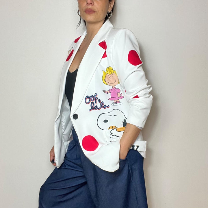 Blazer Oversize Cartoon Snoopy - PinUp Shoes