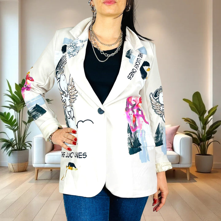 Blazer Oversize Cartoon - The Lucky Ones - PinUp Shoes