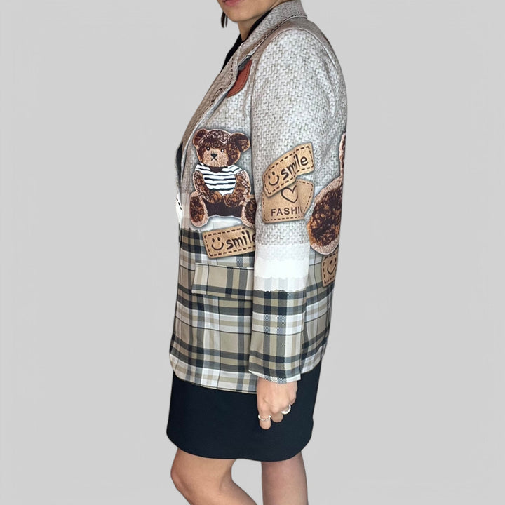 Blazer Oversize Teddy Smile - Vestibilità Over - PinUp Shoes