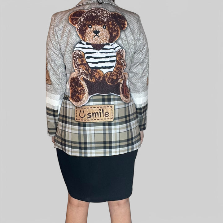 Blazer Oversize Teddy Smile - Vestibilità Over - PinUp Shoes
