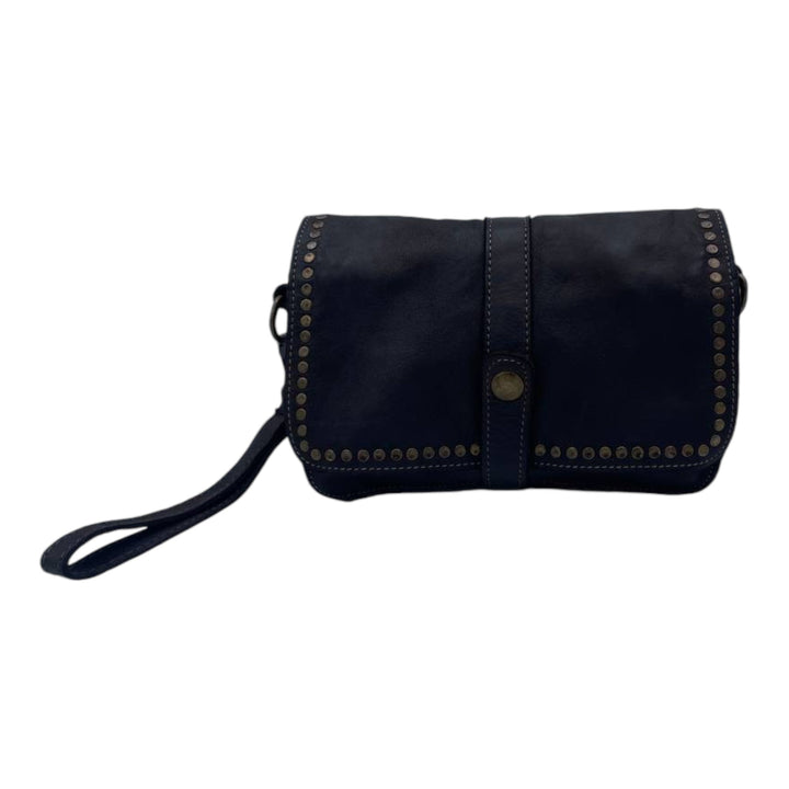 Borsa A Tracolla In Pelle Con Borchie – Stile Rock Chic - PinUp Shoes