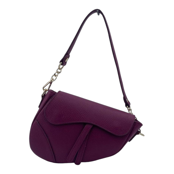 Borsa in Pelle con Tracolla - Vari Colori - PinUp Shoes