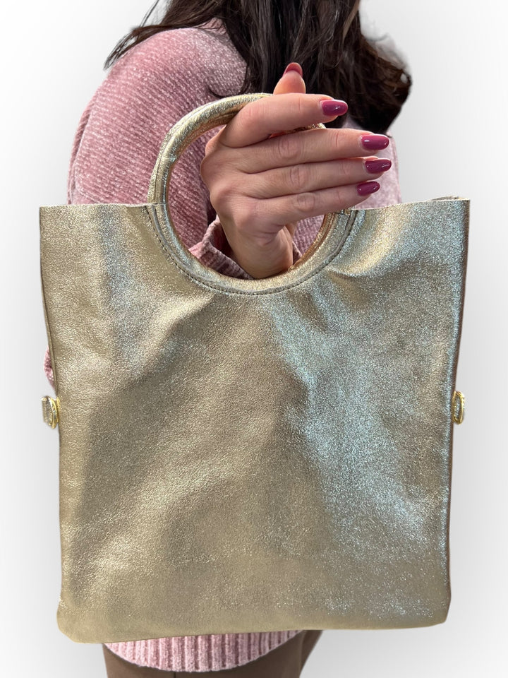 Borsa Miami A Mano In Vera Pelle Made In Italy - 6 Colori Disponibili - PinUp Shoes