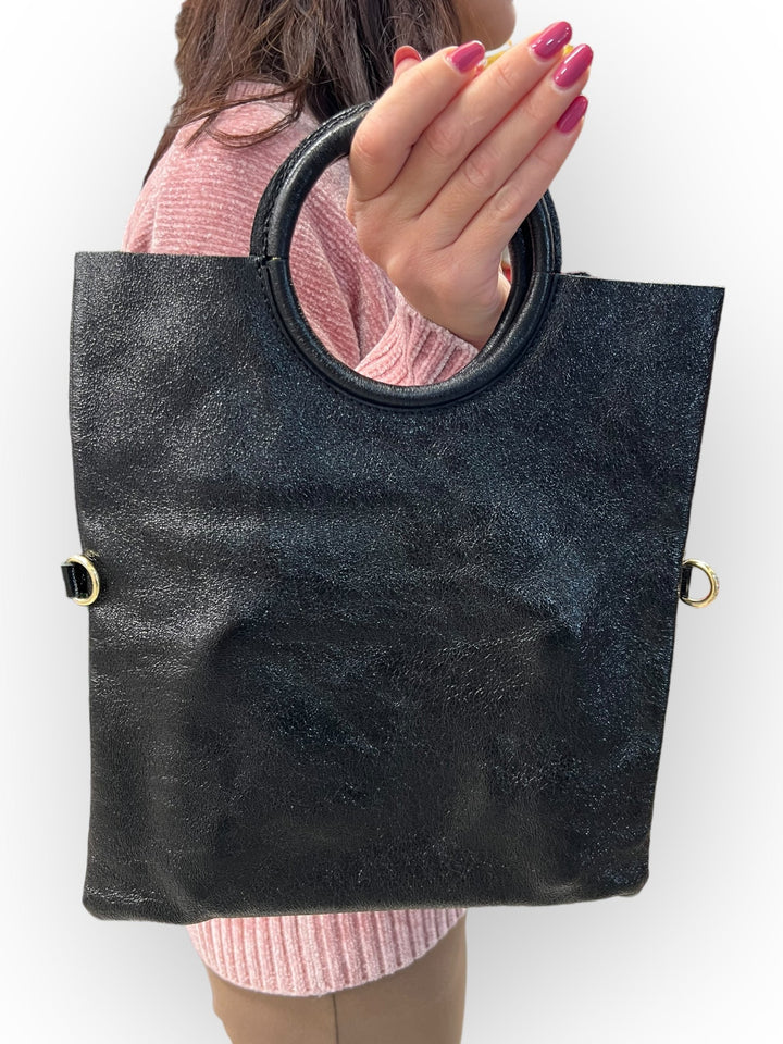 Borsa Miami A Mano In Vera Pelle Made In Italy - 6 Colori Disponibili - PinUp Shoes