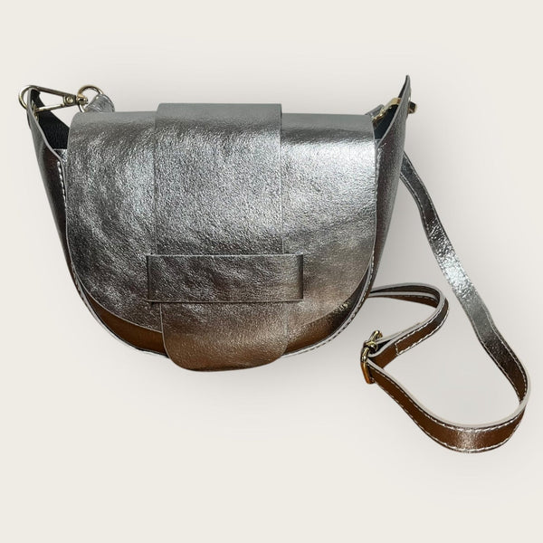 Borsa Napoli - In Vera Pelle con Tracolla - 100% Made In Italy - PinUp Shoes