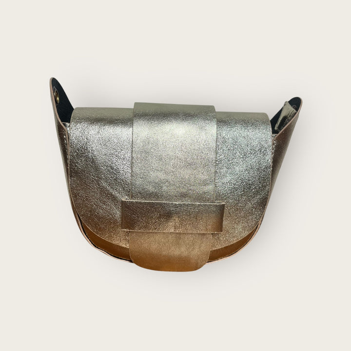 Borsa Napoli - In Vera Pelle con Tracolla - 100% Made In Italy - PinUp Shoes