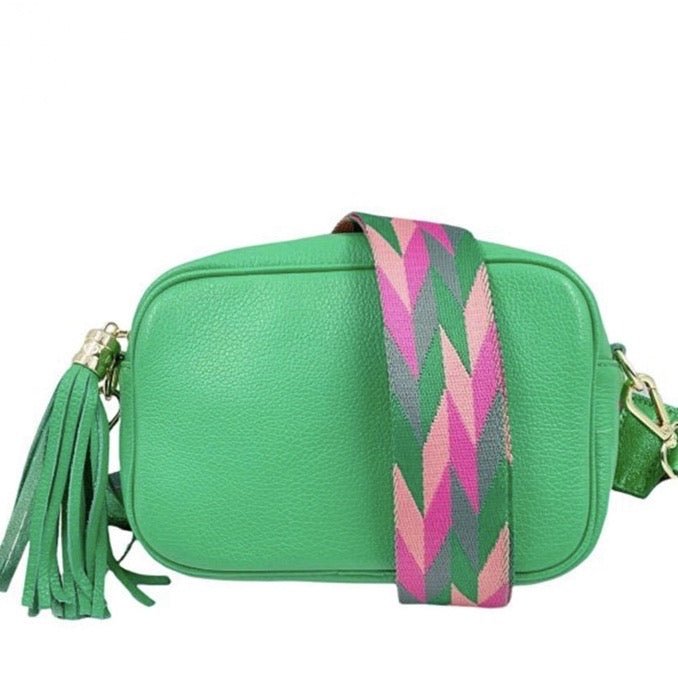 Borsa Nirvana In Vera Pelle Martellata con Tracolla - 100% Made In Italy - PinUp Shoes