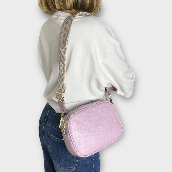 Borsa Nirvana In Vera Pelle Martellata con Tracolla - 100% Made In Italy - PinUp Shoes