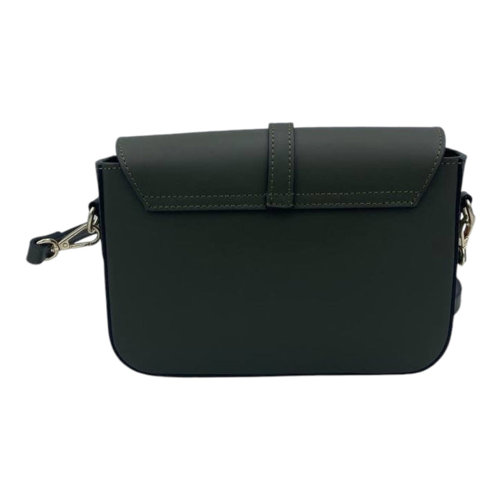 Borsa Roma A Tracolla Con Lucchetto - Vera Pelle Made In Italy - PinUp Shoes