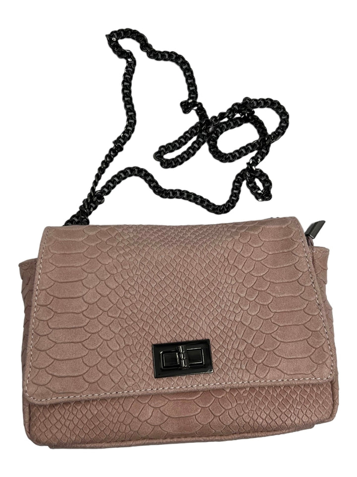 Borsa Tracolla Venis In Vera Pelle Con Motivo Pitonato - 14 Colori Disponibili - Made in Italy - PinUp Shoes