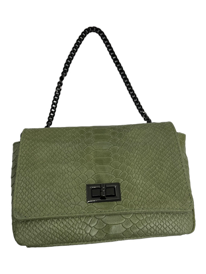 Borsa Tracolla Venis In Vera Pelle Con Motivo Pitonato - 14 Colori Disponibili - Made in Italy - PinUp Shoes