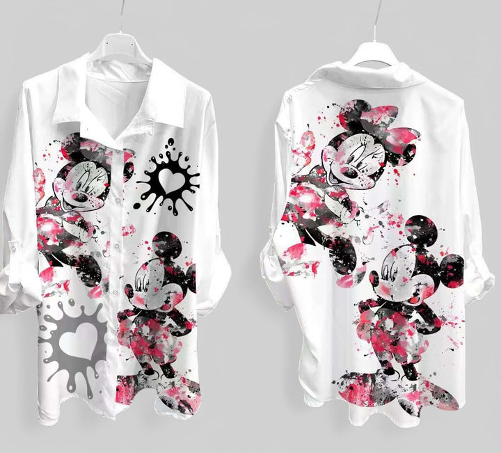 Camicia Cartoon Topolino & Minni - 12 Varianti - PinUp Shoes