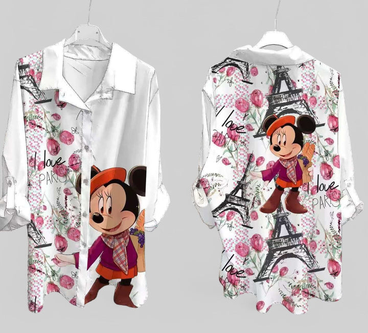 Camicia Cartoon Topolino & Minni - 12 Varianti - PinUp Shoes