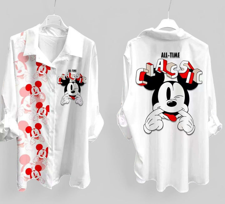 Camicia Cartoon Topolino & Minni - 12 Varianti - PinUp Shoes