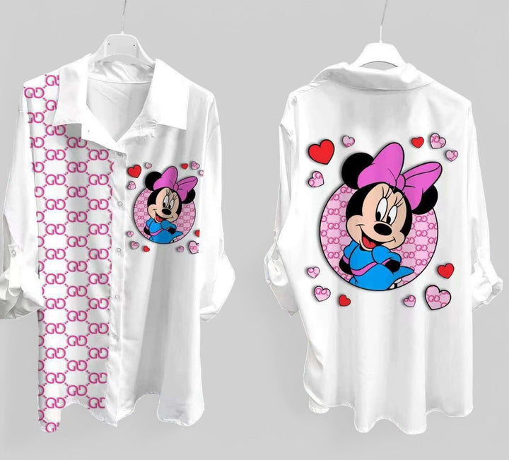 Camicia Cartoon Topolino & Minni - 12 Varianti - PinUp Shoes