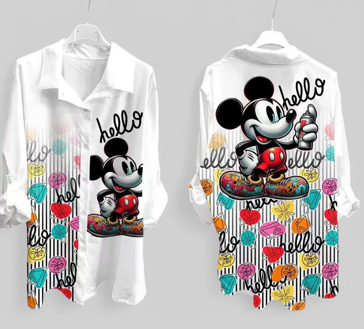 Camicia Cartoon Topolino & Minni - 12 Varianti - PinUp Shoes