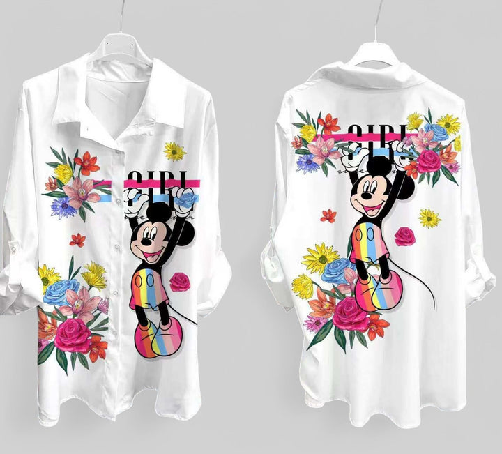 Camicia Cartoon Topolino & Minni - 12 Varianti - PinUp Shoes