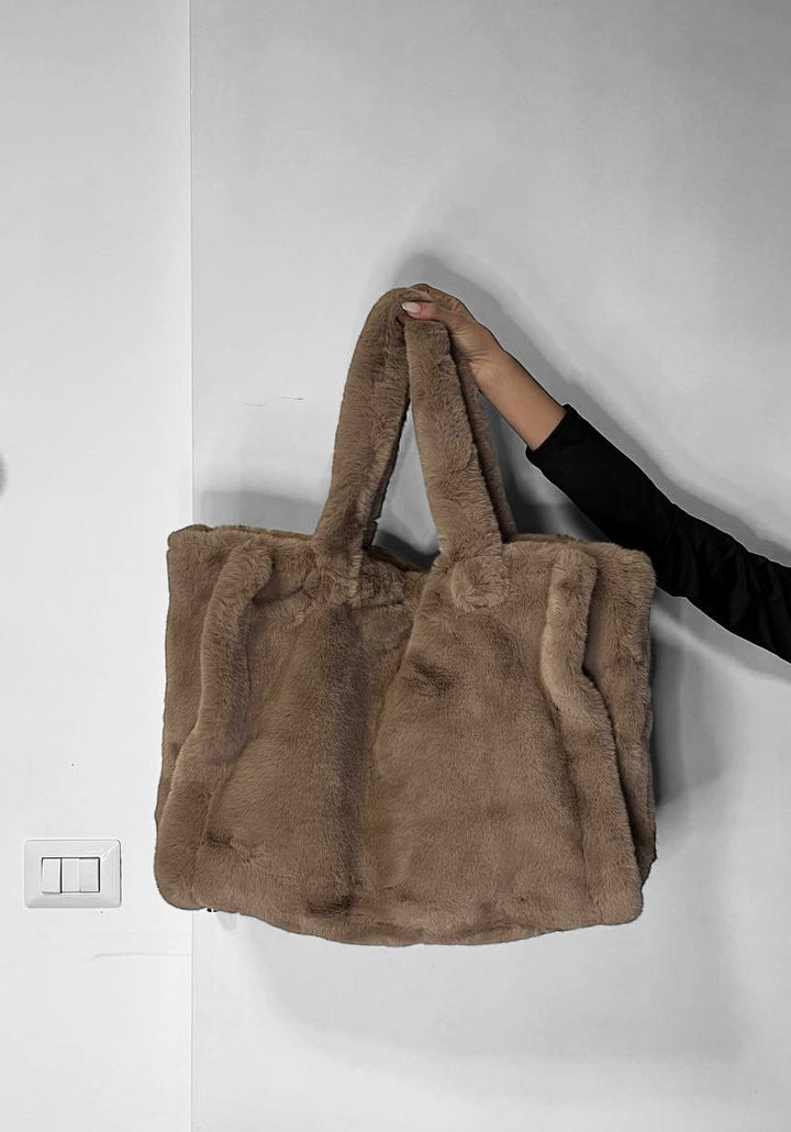 Maxi Borsa Softy - Eco Visone - PinUp Shoes