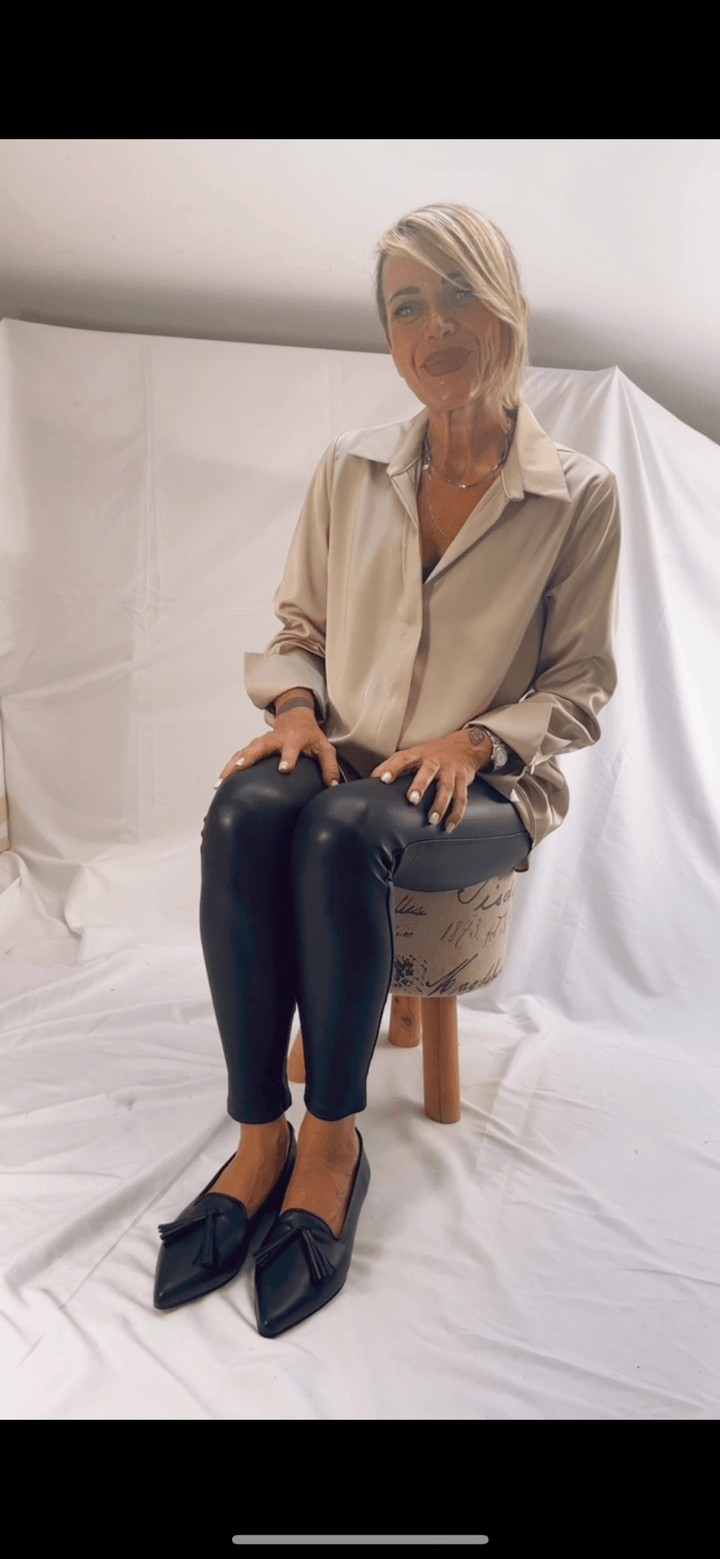 Mocassini Agnese Con Frange In Vera Pelle Made In Italy - PinUp Shoes