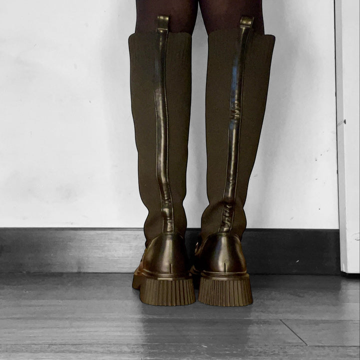 Mocassini Con Calza Alta E Morsetto - Eleganza e Funzionalità - PinUp Shoes