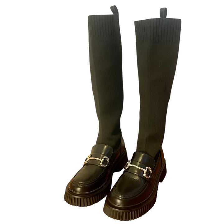 Mocassini Con Calza Alta E Morsetto - Eleganza e Funzionalità - PinUp Shoes