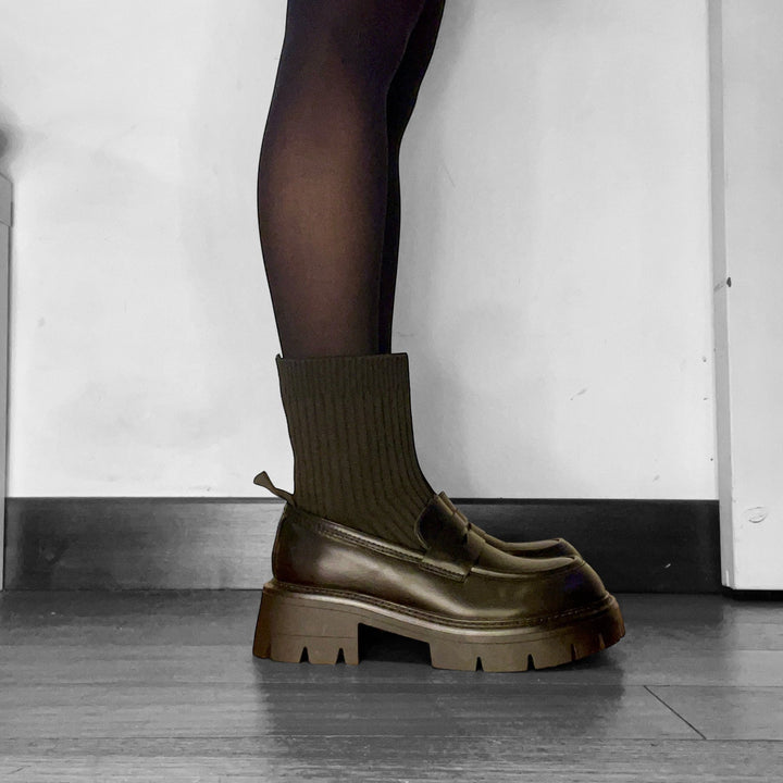 Mocassini Con Calza Media Integrata - Stile Contemporaneo E Praticità - PinUp Shoes