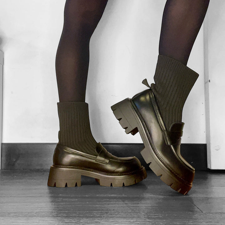 Mocassini Con Calza Media Integrata - Stile Contemporaneo E Praticità - PinUp Shoes