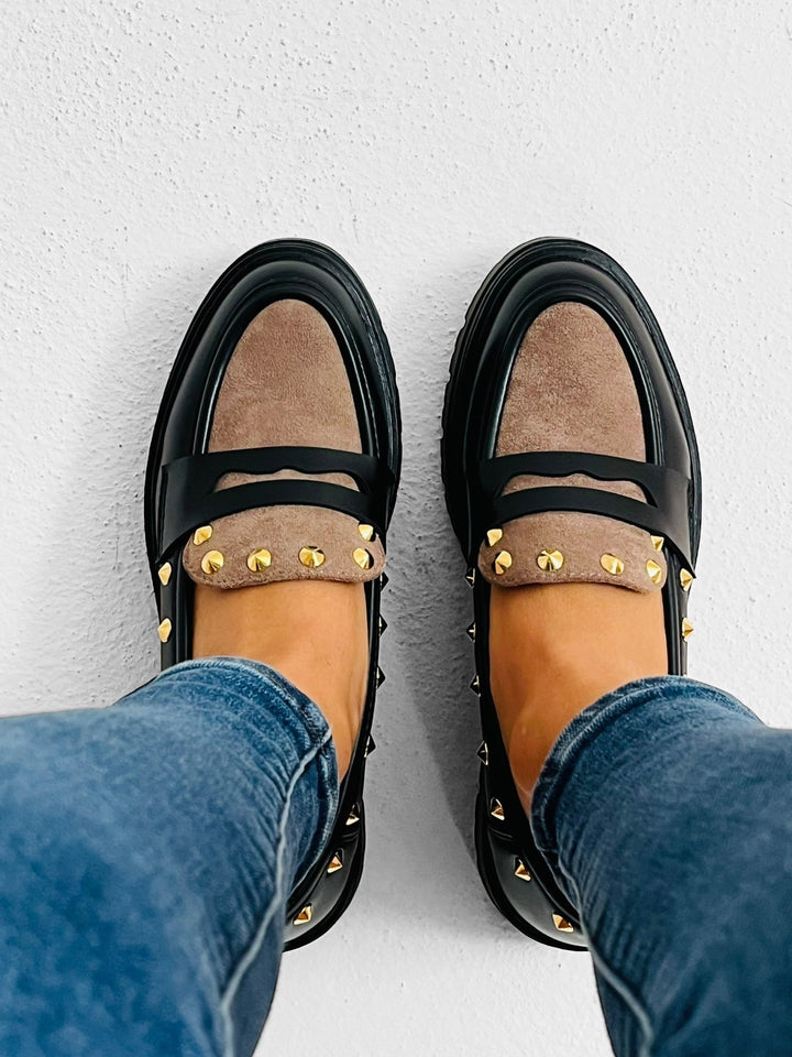 Mocassini Lori Borchiati - Made In Italy - PinUp Shoes