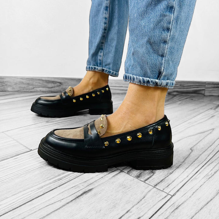 Mocassini Lori Borchiati - Made In Italy - PinUp Shoes