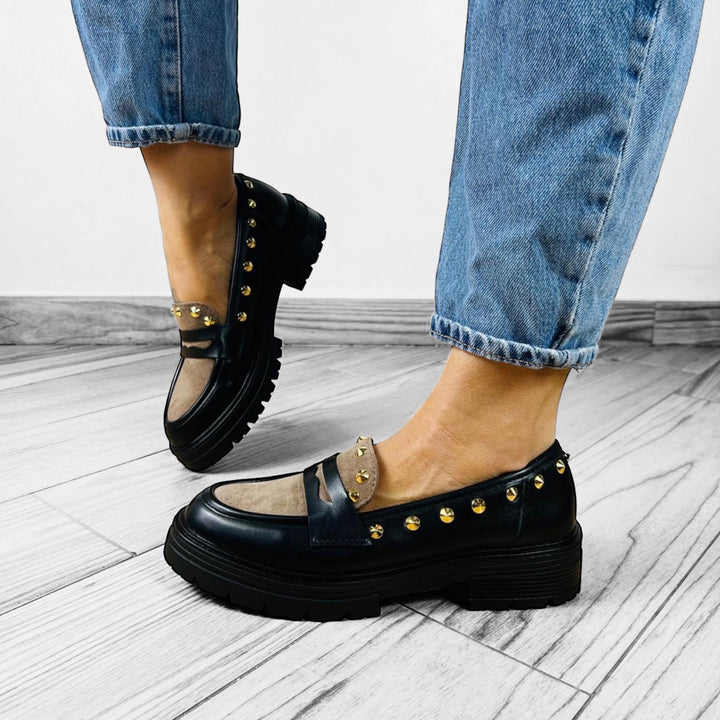 Mocassini Lori Borchiati - Made In Italy - PinUp Shoes