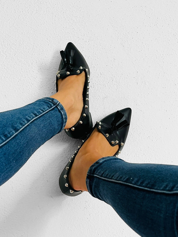 Mocassini Vivian Borchiati - Made In Italy - PinUp Shoes