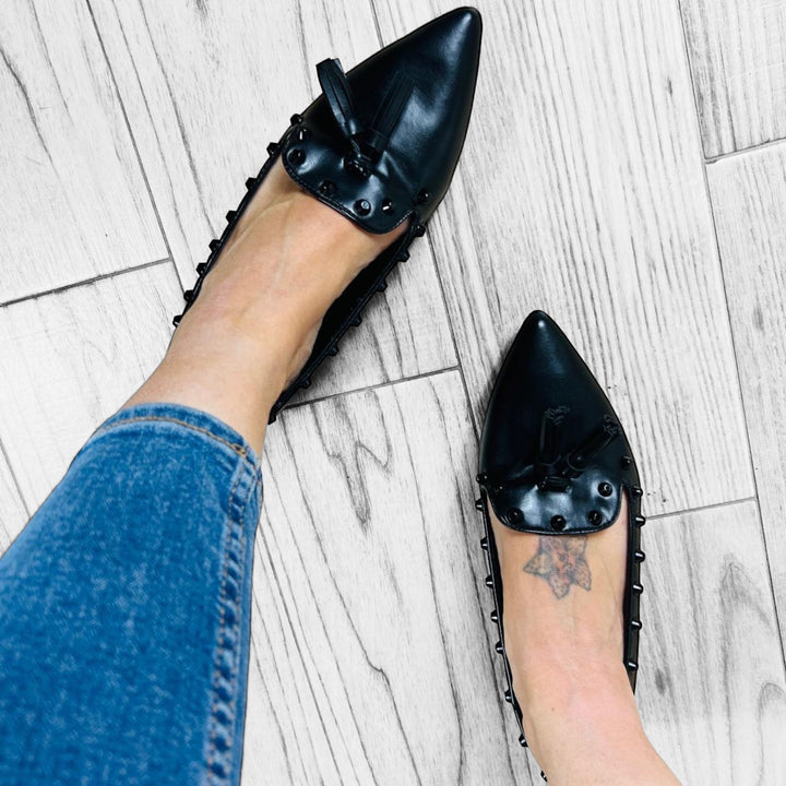 Mocassini Vivian Borchiati - Made In Italy - PinUp Shoes