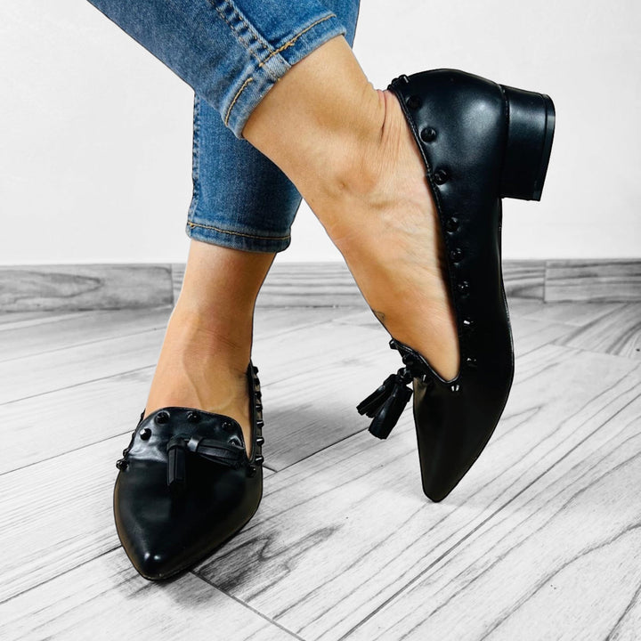 Mocassini Vivian Borchiati - Made In Italy - PinUp Shoes