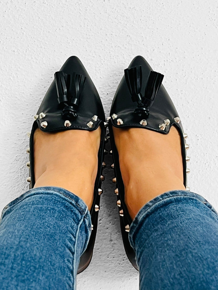 Mocassini Vivian Borchiati - Made In Italy - PinUp Shoes