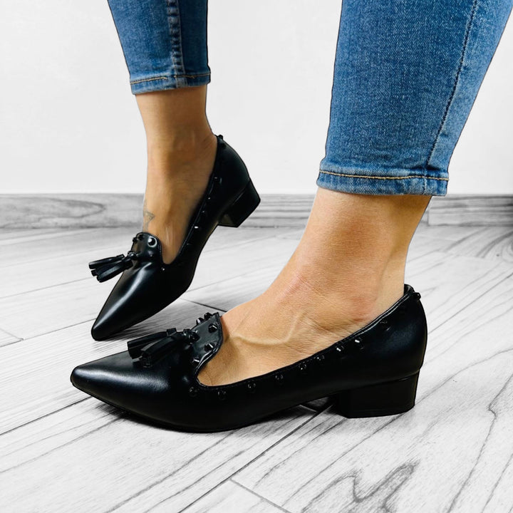 Mocassini Vivian Borchiati - Made In Italy - PinUp Shoes