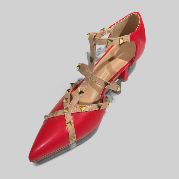 Outfit Decollete Viola - Borsa Torino - Blazer Cartoon - Jeans - PinUp Shoes