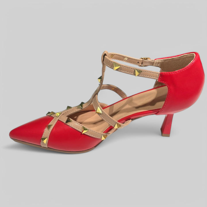 Outfit Decollete Viola - Borsa Torino - Blazer Cartoon - Jeans - PinUp Shoes