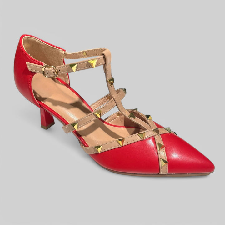 Outfit Decollete Viola - Borsa Torino - Blazer Cartoon - Jeans - PinUp Shoes