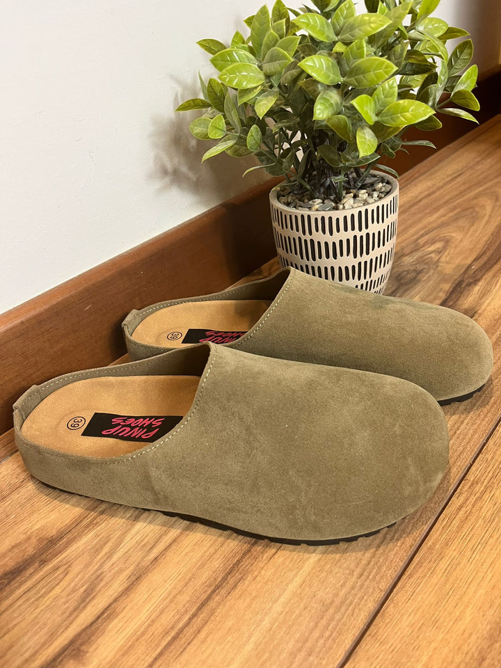 Sabot Clogs Cadiz Donna in Ecocamoscio - PinUp Shoes