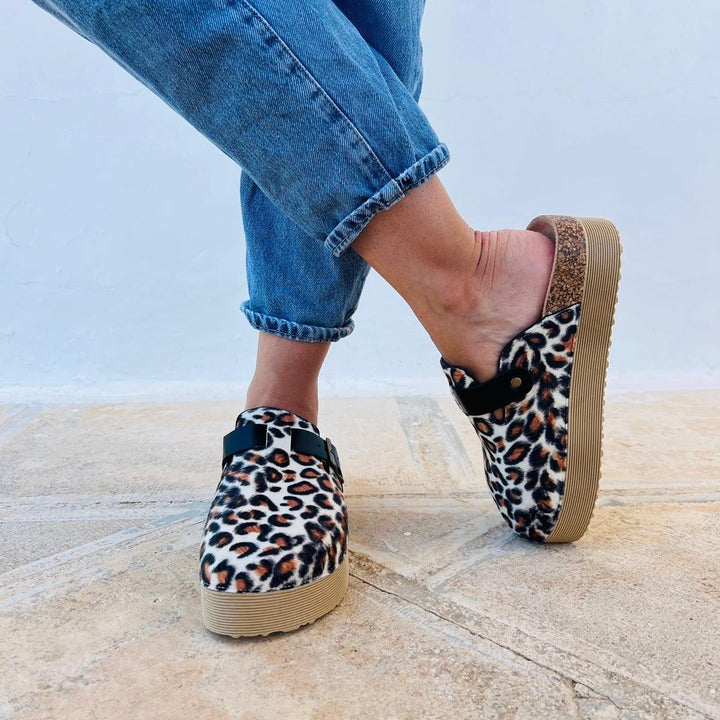 Sabot Platform Maculato Jungle - 2 Varianti Colore - PinUp Shoes