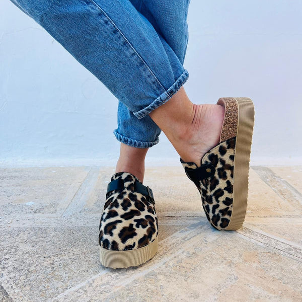 Sabot Platform Maculato Jungle - 2 Varianti Colore - PinUp Shoes