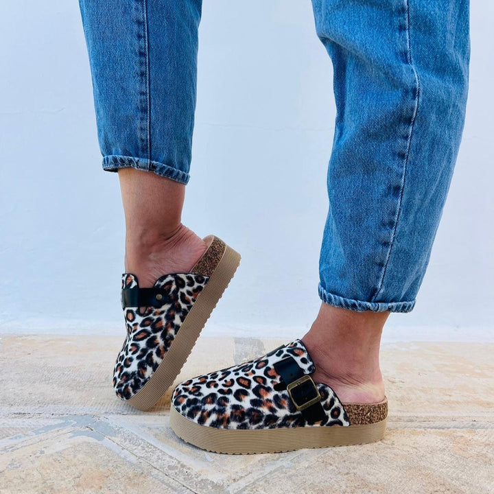 Sabot Platform Maculato Jungle - 2 Varianti Colore - PinUp Shoes
