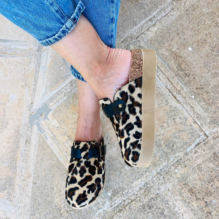 Sabot Platform Maculato Jungle - 2 Varianti Colore - PinUp Shoes