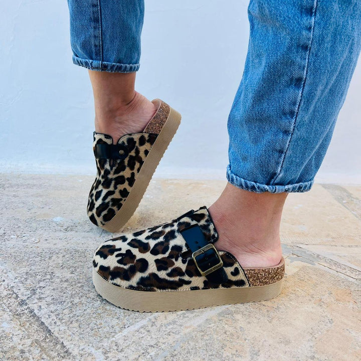 Sabot Platform Maculato Jungle - 2 Varianti Colore - PinUp Shoes