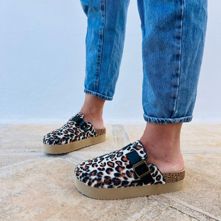 Sabot Platform Maculato Jungle - 2 Varianti Colore - PinUp Shoes