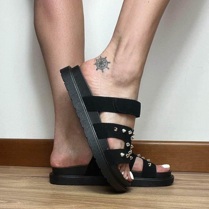 Sandali Avalon H Eco Camoscio - Custom Made In Italy - PinUp Shoes