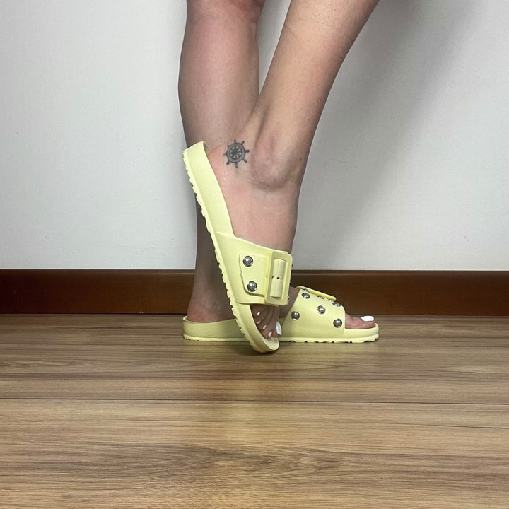 Sandali Licia Custom Borchie - Mono Fascia Vari Colori - PinUp Shoes