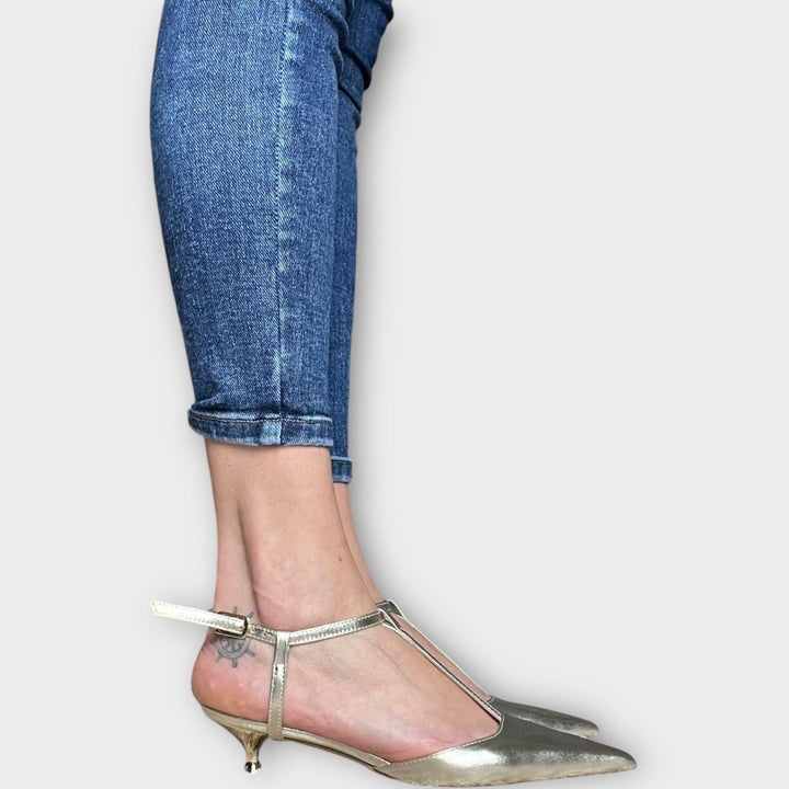 Sandali Orny Tacco 3 Cm - Made In Italy Vera Pelle - PinUp Shoes